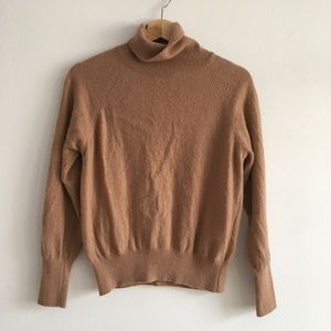 MOVE SALE! Somethin’ Sweet Brown Beige Turtleneck
